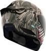 ICON Domain Grand Maw Helmet XS Gray - Full-face helmet with Grand Maw graphic