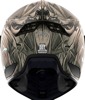 ICON Domain Grand Maw Helmet XS Gray - Full-face helmet with Grand Maw graphic
