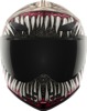 ICON Domain Grand Maw Helmet XS Gray - Full-face helmet with Grand Maw graphic