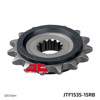 JT 15T-525 Front Sprocket w/ Rubber Damper Steel For 98-08 Kawasaki ZX600G ZZR600