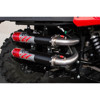 Big Gun EVO U Dual Slip-On Exhaust Mufflers Fits 12-15 Kawasaki Teryx 4