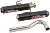 Big Gun EVO U Dual Slip-On Exhaust Black Fits 14-17 Polaris Scrambler XP 1000