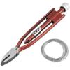 BikeMaster Safety Wire Pliers w/ 25' Stainless Wire - Large 9"