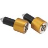 BikeMaster Anodized Aluminum Billet Bar Ends Gold - Pair