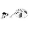 BikeMaster Universal Clamp-On Mirror 4" Stem - Chrome (Single)