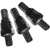 Motorcycle Mirror Adapters - 10mm Female, 8mm Male - Black