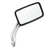 BikeMaster Stainless Mirror Chrome Right Side For Yamaha Reverse Thread