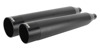 All Black Comp S Slip On Exhaust Mufflers - For 95-16 H-D Touring All Black Comp S Slip On Exhaust Mufflers - For 95-16 H-D Touring
