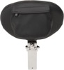 Drag Specialties EZ Glide II Large Backrest Black/Smooth - Large backrest for EZ Glide II seats, Black/Smooth