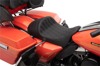 Diamond Vinyl EZ-On Solo Seat Black Low & Forward - For 08-20 HD FLH FLT