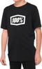 100% Youth Icon Tee Black YXL Cotton Blend 100% Youth Icon Tee Black YXL Cotton Blend