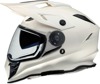 Z1R Range 2.0 Helmet XS White - Dual sport helmet with drop-down sun visor