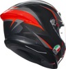 AGV K6 S Slashcut Helmet Large Black/Red/Gray - Full face helmet, Large, Black/Red/Gray, Unisex