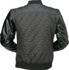 Z1R Women's Bomber Jacket Black Large - Quilted bomber riding jacket, Black, Women's Large