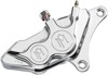 Performance Machine 4 Piston Left Caliper Chrome Fits 00-17 Harley 11.5in