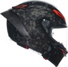 AGV Pista GP RR Carbonio Forgiato Helmet Large Black/Red/Gray - Premium carbon fiber full face helmet, size L