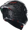 AGV Pista GP RR Carbonio Forgiato Helmet Large Black/Red/Gray - Premium carbon fiber full face helmet, size L