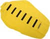 6-Rib Water Resistant Seat Cover Yellow/Black - For 01-07 Suzuki RM125 RM250