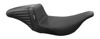 Le Pera Kickflip Seat Basketweave Black For Harley FLHT/FLTR 2007+ - 2-up seat, basketweave, fits Harley FLHT/FLTR 2007+