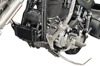 Horizontal Low Mount Oil Cooler Black w/Fan - For 91-17 Harley Dyna