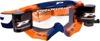 3200 Fluorescent Orange / Blue Venom OTG Goggles - Clear Lens w/ Roll-Off System