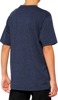 100% Youth Icon Tee, Navy Heather, Size Large