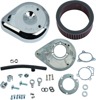 S&S Teardrop Air Cleaner Kit Chrome Fits Stock Fuel Systems
