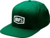 100% Men's Icon Hat Forest Green One Size