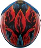 ICON Airform Fever Dream Helmet 3XL Red - Full-face helmet with internal sun shield