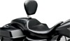 Le Pera Outcast Seat With Backrest Black 15" W For 08-23 HD Touring