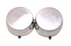 Triple Chrome Fork Caps - For 99-17 Suzuki GSX1300R Hayabusa