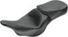 Touring Smooth Vinyl 2-Up Seat - Black - For Kawasaki Vulcan Nomad/Voyager Touring Smooth Vinyl 2-Up Seat - Black - For Kawasaki Vulcan Nomad/Voyager