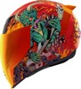 ICON Airflite Blegh MIPS Helmet - Small, Red - Full-face helmet with MIPS and glow-in-the-dark design