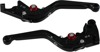 MGP Brake & Clutch Black Lever Set - Kawasaki Ninja 250/300/400