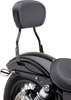 Black Round 12" Sissy Bar - For 06-17 Harley Dyna Black Round 12" Sissy Bar - For 06-17 Harley Dyna