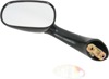 Left Mirror Replacement - Black - For 91-98 CBR600F2/3 & 93-96 CBR1000F & 98-99 VFR800