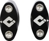 ODI PeeWee MX Bar Mounts Black For 3/4in Handlebars - Bar mounts for PeeWee 50 models with 3/4in bars