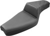 Saddlemen Step-Up Seat Rear Lattice Stitch Harley XL Sportster - Step-Up 2-up seat For Harley-Davidson XL Sportster