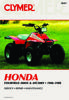 1986-1988 Honda ATC200X & FourTrax 200SX Clymer ATV Repair Manual 1986-1988 Honda ATC200X & FourTrax 200SX Clymer ATV Repair Manual
