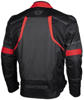 Hyper-Tec Armored Motorcycle Riding Jacket Red/Gunmetal Small