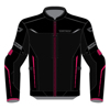 Women's Aero-Tec Armored Riding Jacket Rubine/Gunmetal X-Small