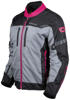 Women's Aero-Tec Armored Riding Jacket Rubine/Gunmetal X-Small