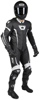 Adrenaline GP Leather One-Piece Race Suit Black/White 2X-Large