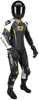 Adrenaline GP Leather One-Piece Race Suit Black/Camo 2X-Large