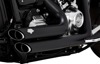 Vance & Hines Shortshots Staggered Exhaust Black For Harley Softail - Fits Harley Softail Fat Boy, FXDR, Breakout FXBR