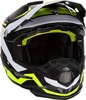 6D ATR-2 Drive Helmet XS White Neon Yellow Black Unisex - XS offroad helmet, Drive graphic, White/Neon Yellow/Black