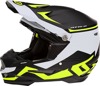 6D ATR-2 Drive Helmet XS White Neon Yellow Black Unisex - XS offroad helmet, Drive graphic, White/Neon Yellow/Black