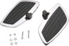 Swept Passenger Floorboards Chrome/Black - For 1900 Roadliner Stratoliner Swept Passenger Floorboards Chrome/Black - For 1900 Roadliner Stratoliner