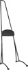 Burly Brand Stupid Tall Sissy Bar Black Fits Dyna 2006-2017