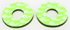 ODI Grip Donuts - Green - Soft foam grip donuts in blue